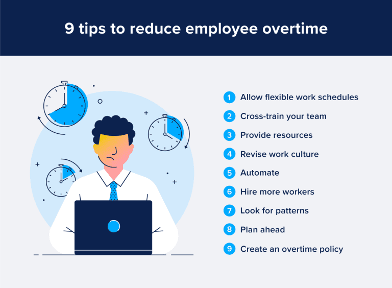 9 Tips to Reduce Employee Overtime and Improve Productivity