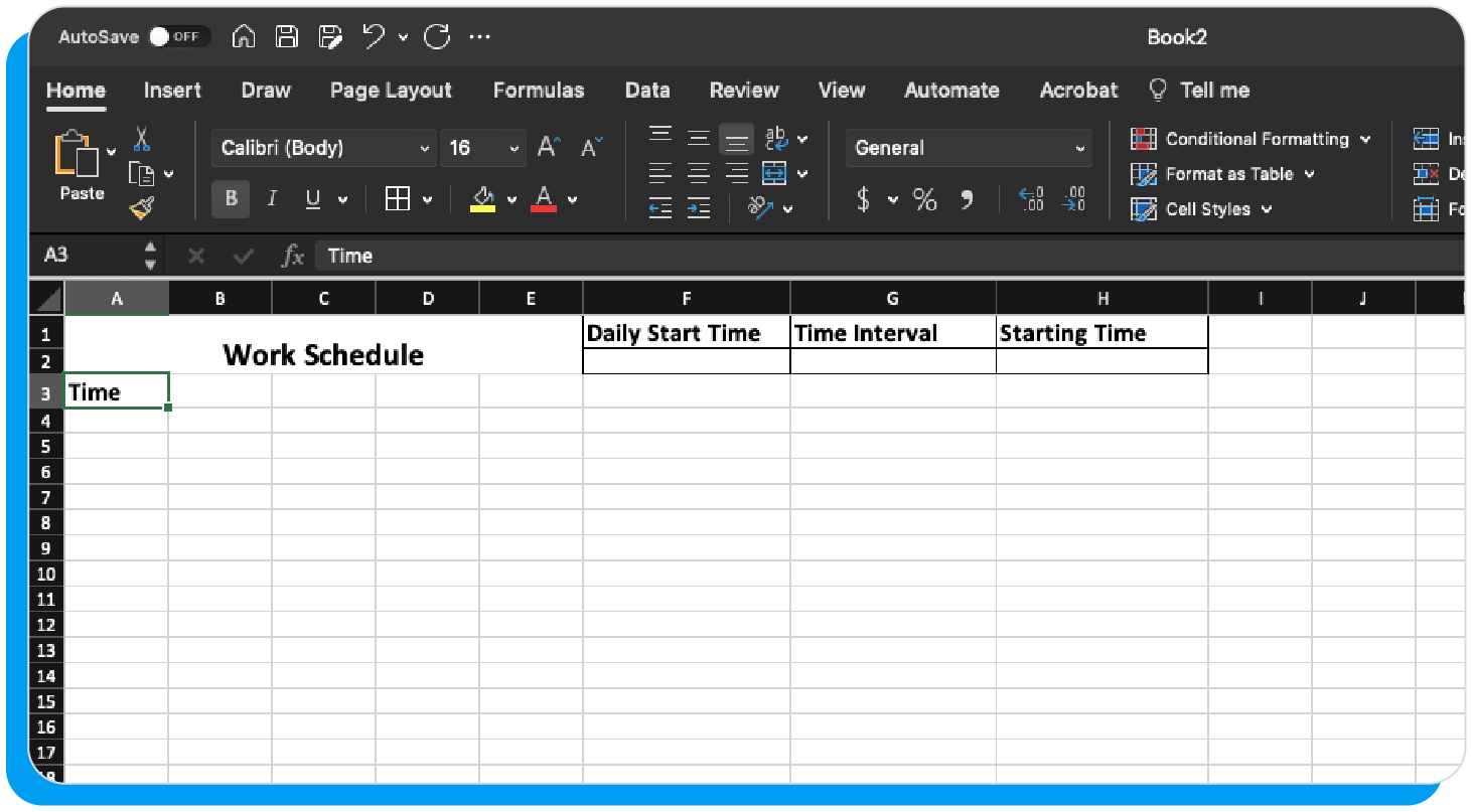 How To Make A Work Schedule In Excel ZoomShift