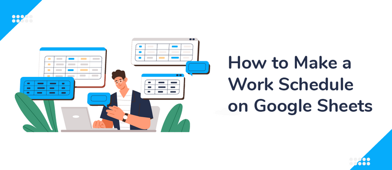 How To Make A Work Schedule On Google Sheets Free Template 